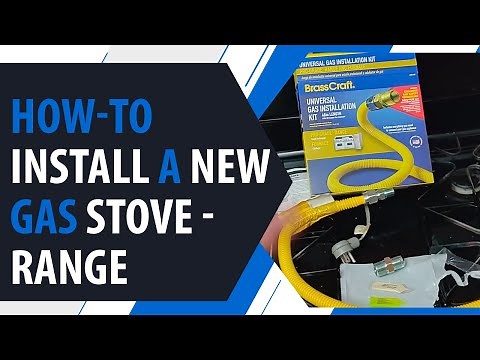How-To Install a New Gas Stove/Range - Gas Line Hook-up