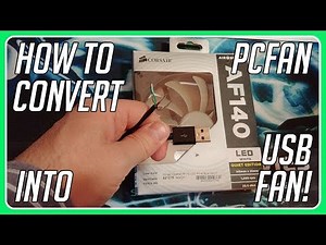 Convert your PC Fan into an USB Fan!