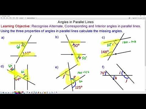 Angles in Parallel Lines | GCSE Maths | Mr Mathematics
