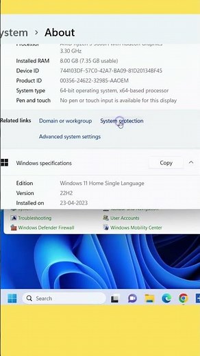 Turn On System Restore in Windows 11 / 10 / Turn on System Protection