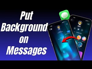 How to change the background on text messages on your iPhone 17 - iOS 26