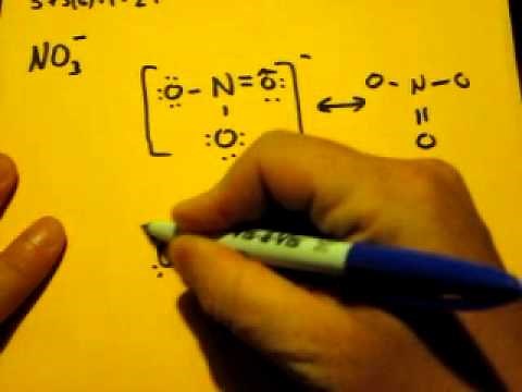 Lewis Dot Structure of NO3- (Nitrate Ion)