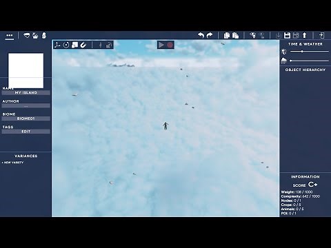 Aloft-How to use the Island Creator-Amateur walk through to get you started building your own island
