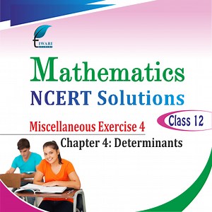 NCERT Solutions Class 12 Maths Chapter 4 Miscellaneous Exercise