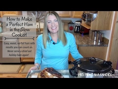 How to Make A Perfect Ham in the Slow Cooker!