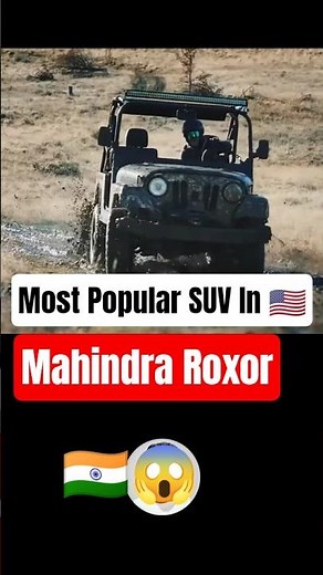 Mahindra Roxor - Most Popular Mahindra SUV in America 🇺🇸