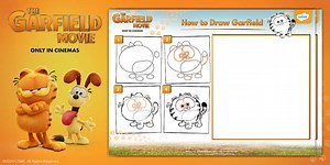 Garfield: How to Draw Garfield Activity Sheet