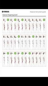 4 Clarinet 101 Fingering Charts