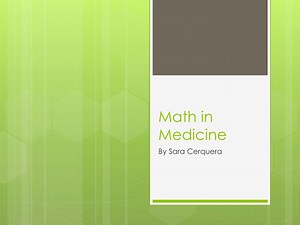 Math in Medicine - SlideServe