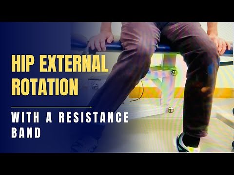 Hip External Rotation with Band