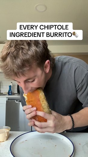Making the Ultimate Chipotle Burrito - Every Ingredient in One Bite!
