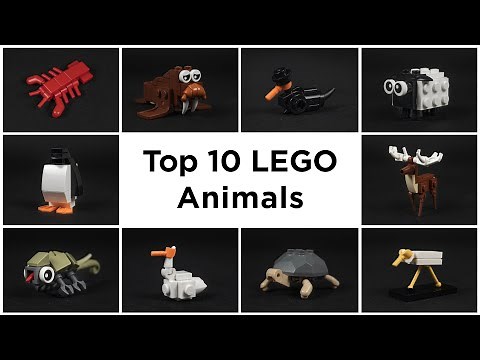 How To Build 10 LEGO Animals
