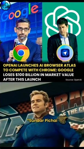 OpenAl has officially stepped into the browser game with ChatGPT Atlas #chatgptatlas #chatgpt