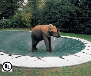 Protect your family with the only mesh pool cover that passed the elephant test. This safety cover blocks virtually all sunlight and allows melting snow and rain to drain through. | LOOP LOC SWIMMING POOL PRODUCTS | Facebook