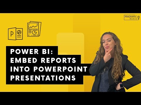 Power BI: Embed Reports Into PowerPoint Presentations