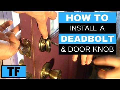 Kwikset Deadbolt and Door Knob Lock Smartkey Installation (How To Install Fast and Easy)