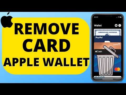 How to REMOVE Card from Apple Wallet