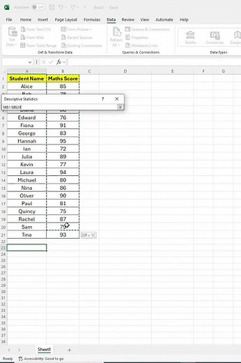 Descriptive Analysis in Excel | Step-by-Step Tutorial