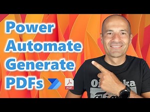 📄How to create a PDF file with Power Automate [FLOW]