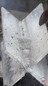 Aluminum stick welding on DCEN #welding #aluminum