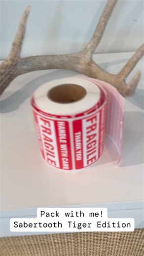 4.6K views · 270 reactions | Pack with me! 麟 Sabertooth Tiger Edition 珞 | Tina Guo | Facebook