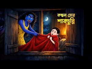 কম্বলচোর শাকচুন্নি | Shakchunni Golpo | Funny Ghost Stories | Story Bird Cartoon