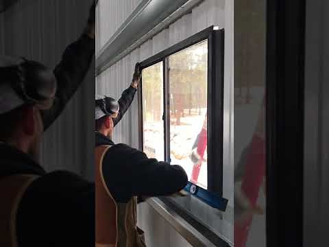 Window Installation - Steel Building