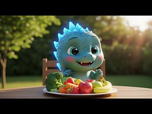 Baby Godzilla’s Healthy Transformation 🍎💪 | From Lazy Monster to Fitness Hero!