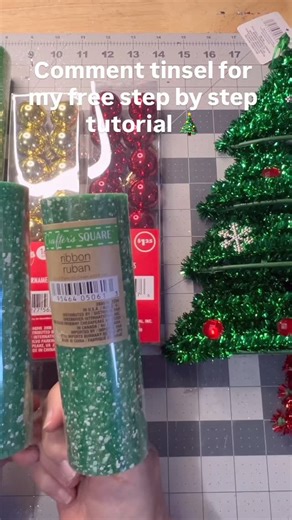 136 reactions · 181 comments | Dollar Tree Christmas Tree WreathComment tinsel for my free step by step tutorial #holliehobbies #diywreath #wreathmaking #dollartreediy | Hollie Lynn Williams | Facebook