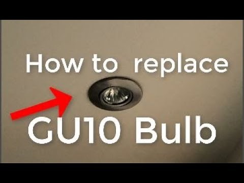 How to replace GU10 Bulb, fast guide, DIY