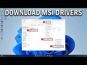 How To Download & Install MSI Motherboard Drivers For Windows 11 & 10 - Easy Fix