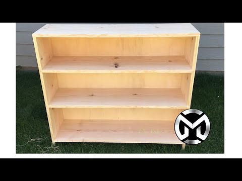 Simple Pine Book Shelf