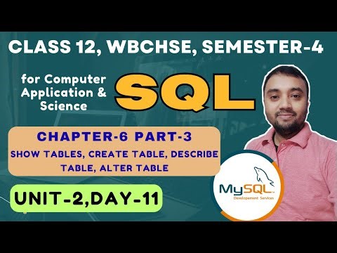 SQL Part-3 Class12 Semester 4 🔥 | Chapter 6 Unit 2 | Computer Application & Science
