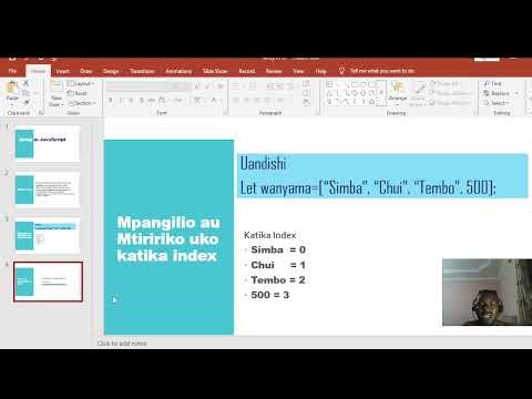 Jifunze Array katika Javascript | Learn Array in Javascript | Soma JS kwa Kiswahili