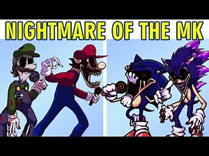 Friday Night Funkin VS Nightmare of The Mushroom Kingdom x Mario.EXE Full Week (FNF MOD HARD)