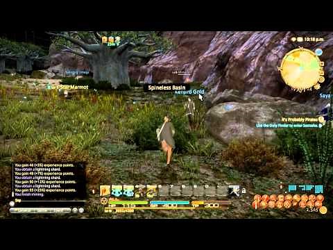 FF14 Realm Reborn: Mining Leveling Guide! (Basic)