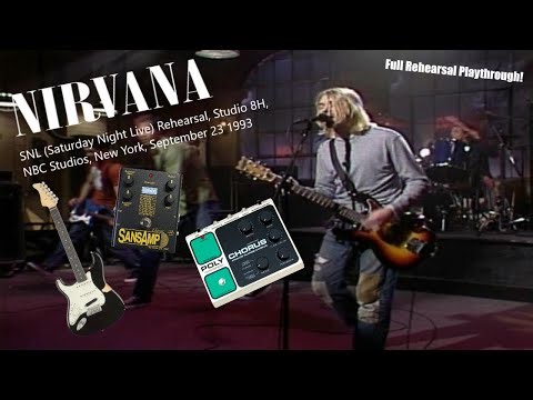 Nirvana SNL(Saturday Night Live) NBC Studios, NY, September 23th 1993 Full Rehearsal Playthrough