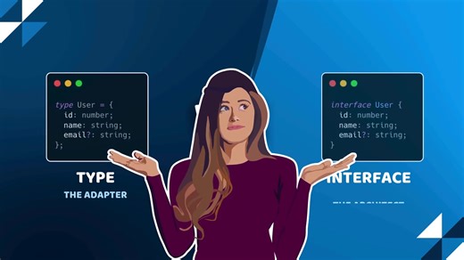 Explained in 2 Minutes: Type vs Interface In Typescript Today, we’re diving into one of the most common questions in TypeScript: What’s the difference between type and interface? And more importantly, when should you use one over the other? #typescript​ #javascript​ #webdevelopment​
