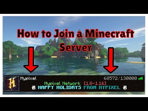 How to Join a Minecraft server (Java Edition)