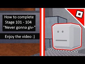 How to complete Stage 101 to 104 in Roblox Untitled Door Game 2