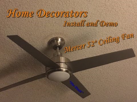 How to install Ceiling Fan with remote control
