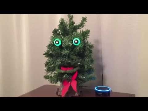Amazon Alexa Echo Dot Becomes Creepy Talking Christmas Tree