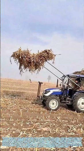 The Front-End Loader: A Tractor's Upgrade for Straw Hauling