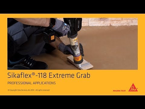 Professional applications with Sikaflex®-118 Extreme Grab