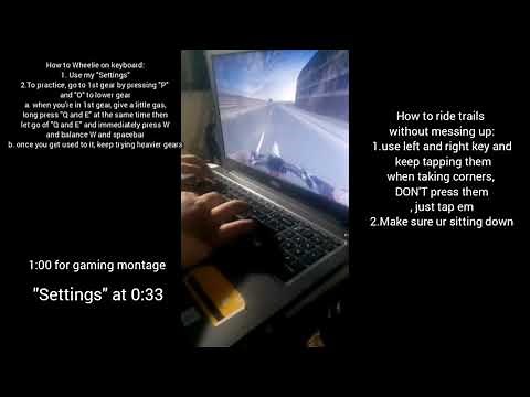 MX BIKES KEYBOARD GAMEPLAY & SETTINGS (no controller)
