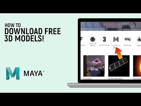 How to Download Free 3D Models for Maya Software [EASY]