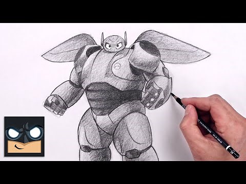 How To Draw Baymax | Sketch Art Lesson (Step by Step)