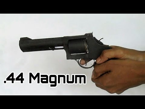 DIY Cardboard .44 Magnum Revolver | MDF board