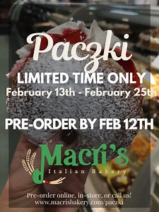 Paczki Day 2025 | Macri's Bakery