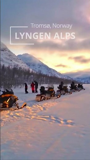 ❄️💙Arctic Snowmobile Safari in the 🇳🇴Lyngen Alps | Norway’s Ultimate Adventure Near Tromsø